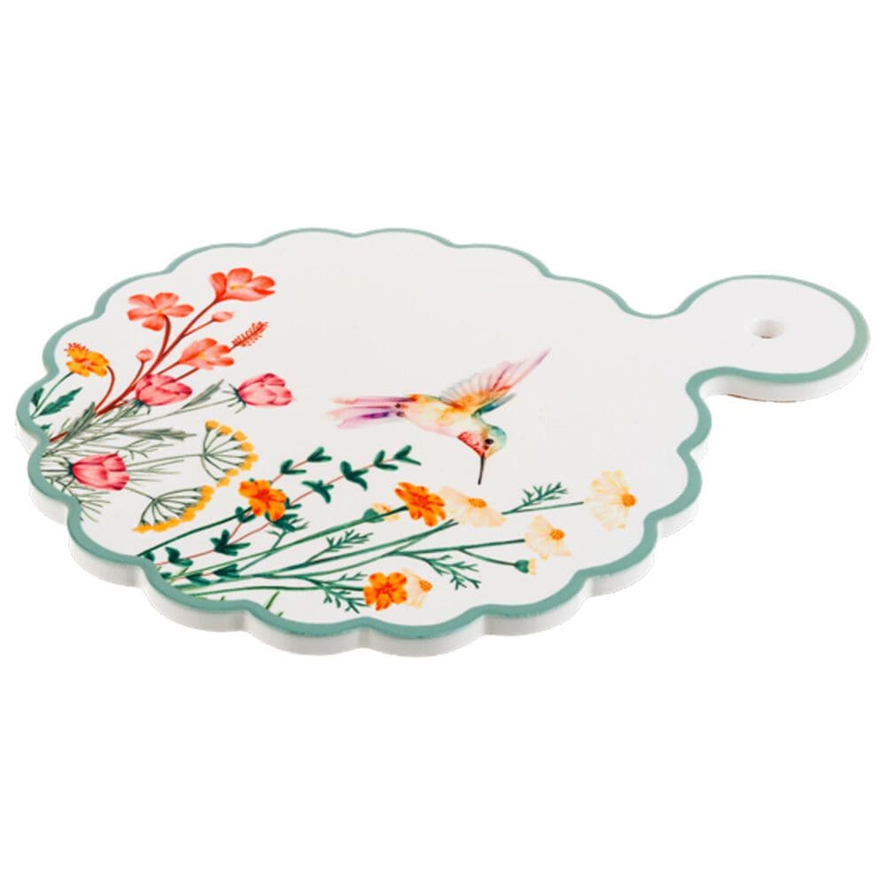 Ganz Meadow Hummingbird Charcuterie Board in Multicolor, , large