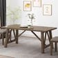 Hearth and Haven Dining Table in Antique Brown - Table Only, , large