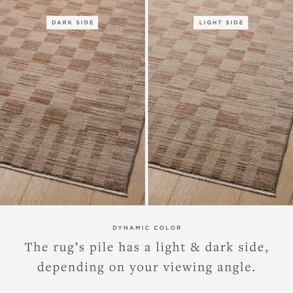 Amber Lewis x Loloi Cali 2&#39;7&quot; x 10&#39; Brick and Natural Runner, , large