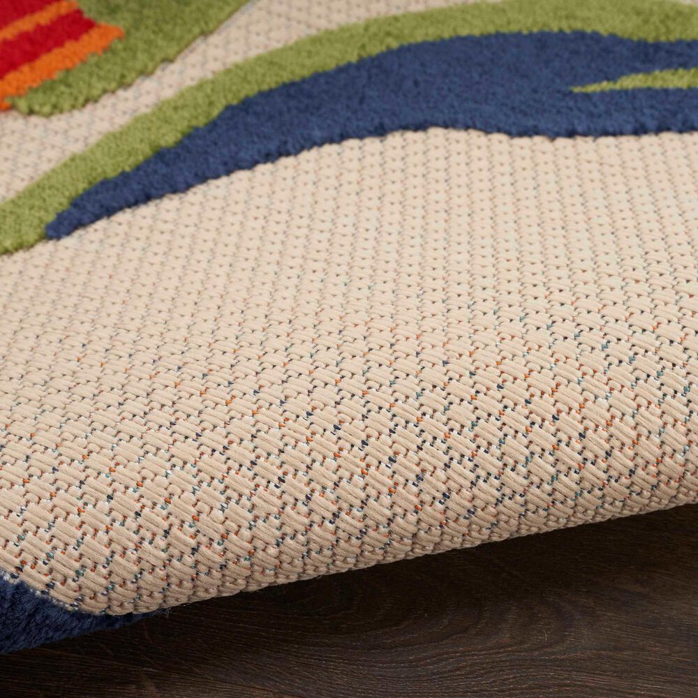 Nourison Aloha ALH33 7&#39; x 10&#39; Multicolor Indoor/Outdoor Area Rug, , large