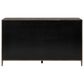 Furniture Worldwide Montclair 6 Drawer Dresser Only in Cocoa and Smoked Gold, , large