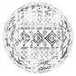 Safavieh Tulum 6"7" Round Black Area Rug, , large