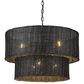 Golden Lighting Erma 9-Light Chandelier in Matte Black, , large