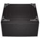 LG 5 Cu. Ft. Front Load Washer and 7.4 Cu. Ft. Gas Dryer Laundry Pair with Pedestal Storage Drawers in Black Steel, , large