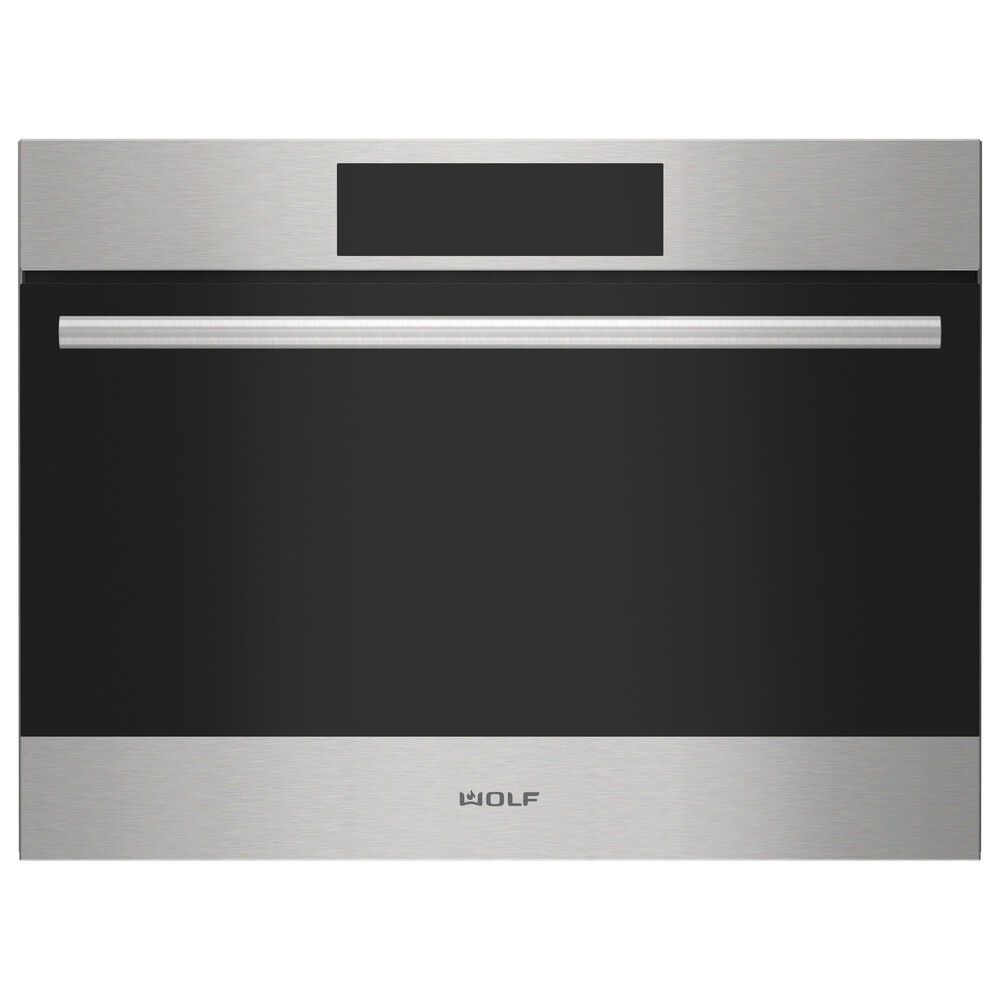 Wolf Appliances 24" E Series Transitional Drop-Down Door Speed Oven in Stainless Steel, , large