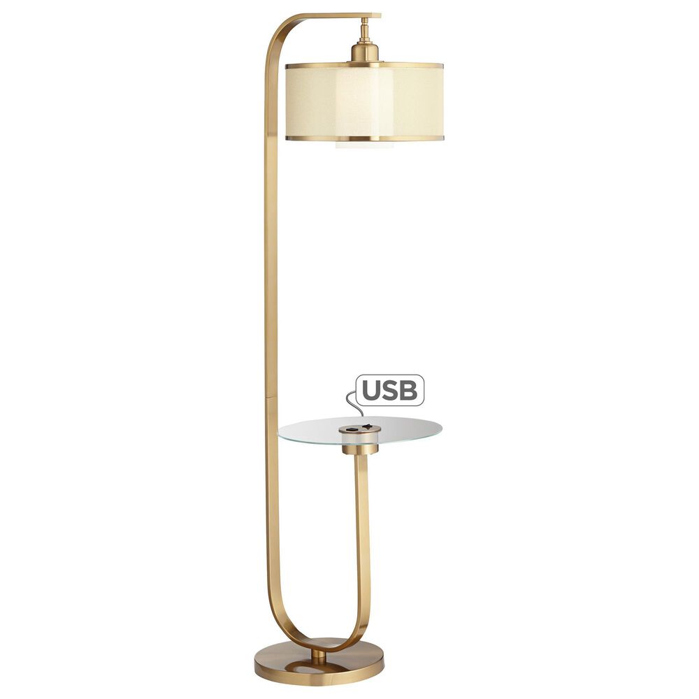Pacific Coast Lighting Haverford Floor Lamp in Warm Gold, , large