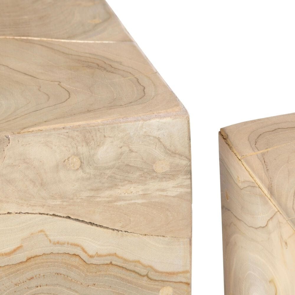 Crestview Collection Jackson 2-Piece Pedestal Table Set in Natural, , large