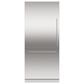 Fisher & Paykel 84" Left Hinge Door Panel for 36" Integrated Single Door Bottom Refrigerator in Stainless Steel, , large