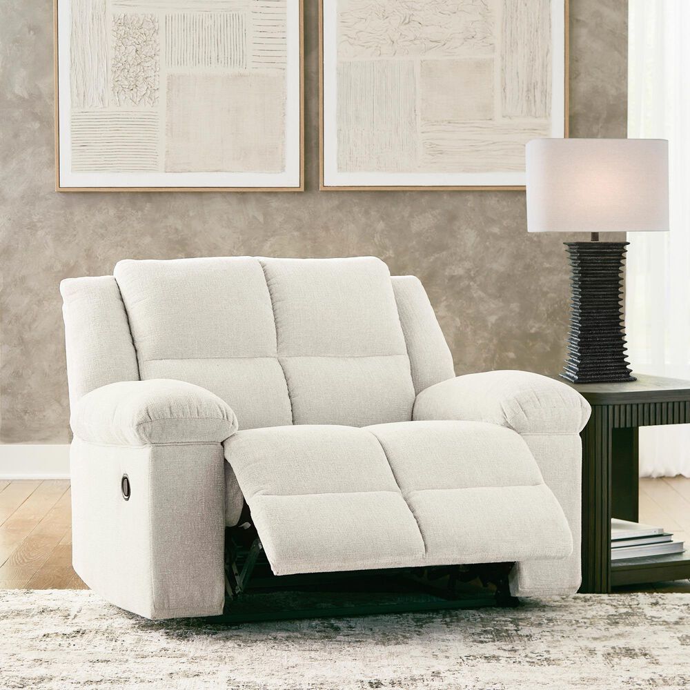 Ashley Orlen Manual Zero Wall Wide Seat Recliner in Winter, , large