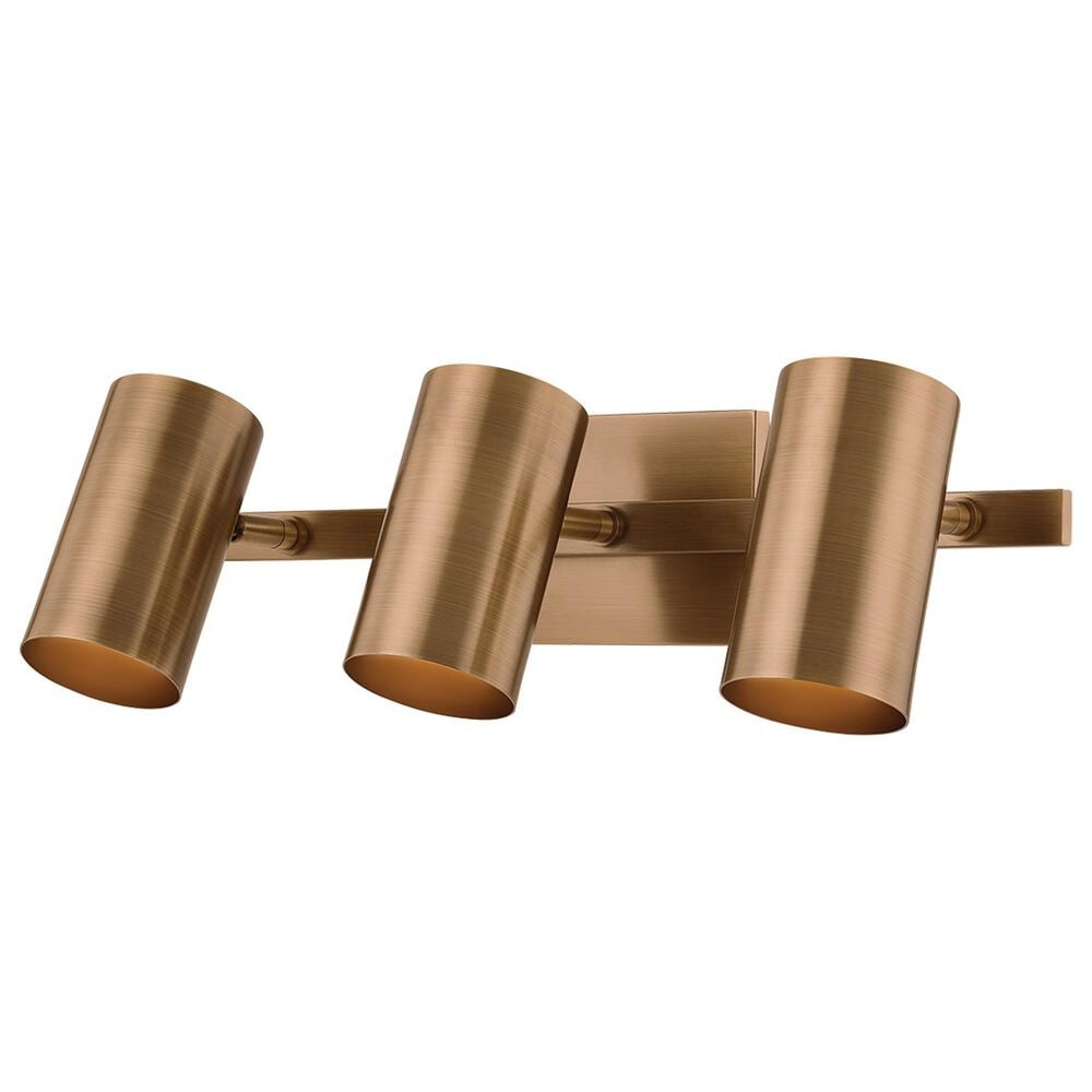Troy Lighting Rueben 3-Light Bath Vanity in Patina Brass, , large