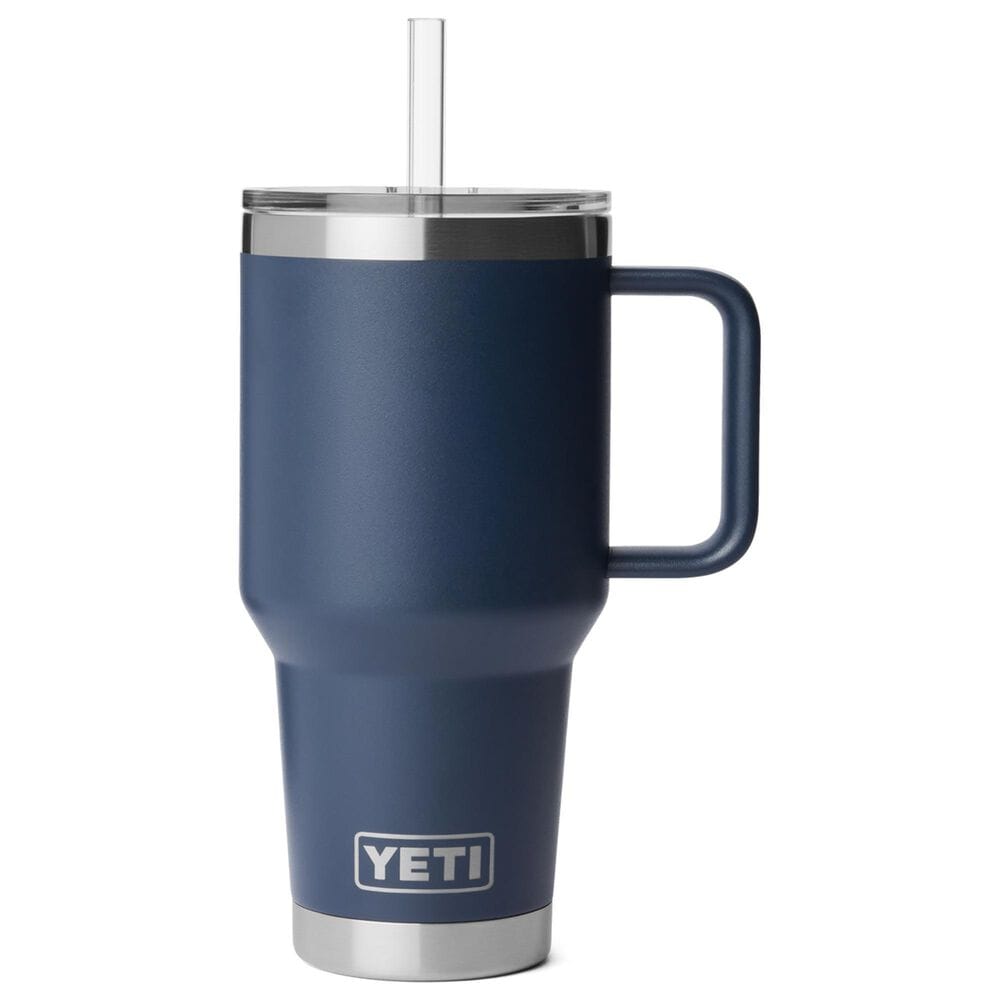 YETI Rambler 35 Oz Straw Mug with Straw Lid in Navy, , large