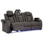 Ashley Fyne-Dyme 2-Piece Power Reclining Living Room Set in Shadow, , large