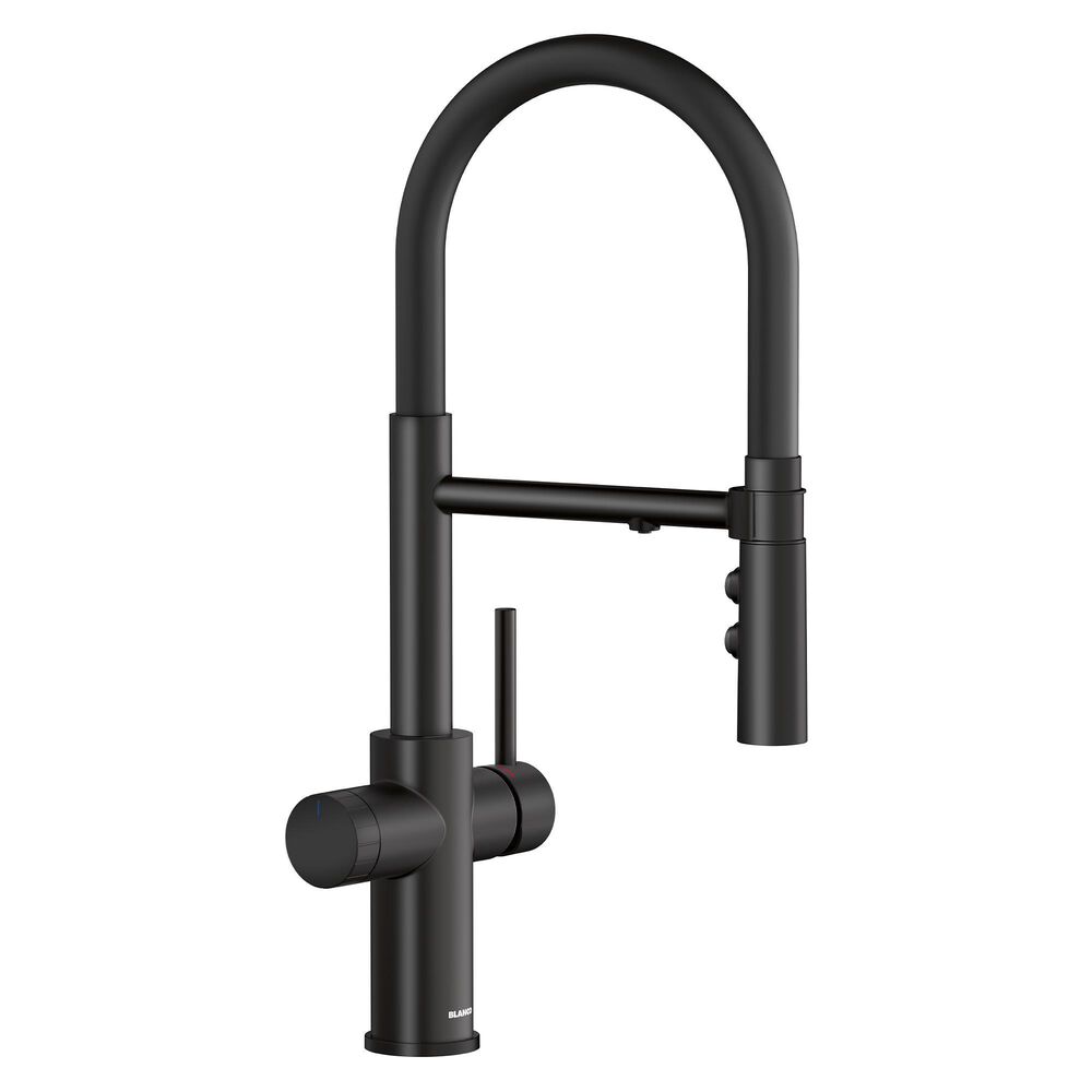 Blanco Catris Flexo Filter Semi-Pro 1.5 GPM Kitchen Faucet - Matte Black, , large