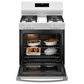 GE Appliances 30" Freestanding Gas Range with Self-Clean and 4 Burners in White, , large