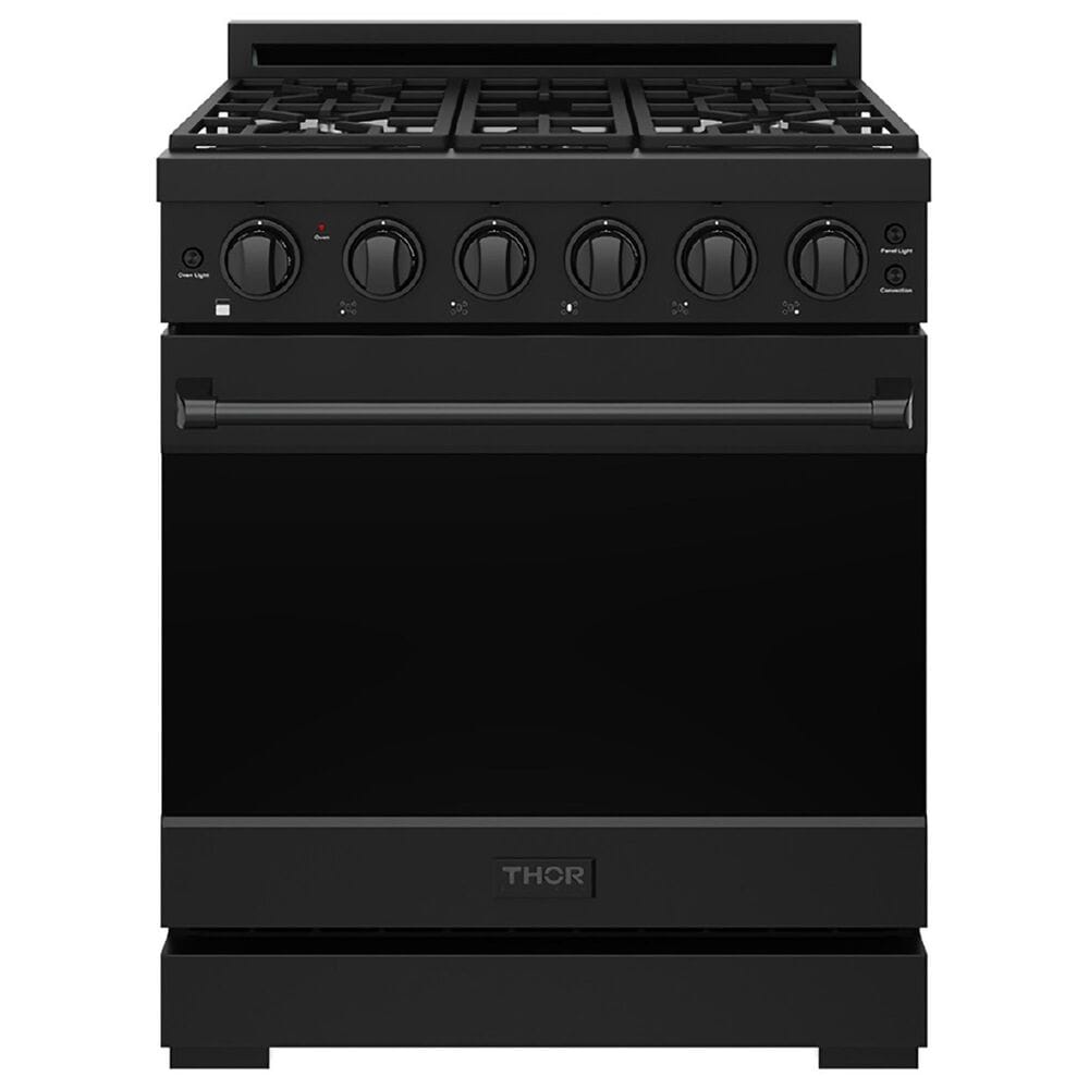 Thor Kitchen Gordon Ramsay 4.6 Cu. Ft. Professional Liquid Propane Range with Handle Kit in Black, , large