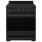 Thor Kitchen Gordon Ramsay 4.6 Cu. Ft. Professional Liquid Propane Range with Handle Kit in Black, , large