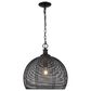 Golden Lighting Calypso Medium Pendant in Matte Black, , large