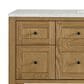 James Martin Vanities Breckenridge 60" Single Bathroom Vanity in Light Natural Oak with 3 cm Eternal Jasmine Pearl Quartz Top and Rectangular Sink, , large