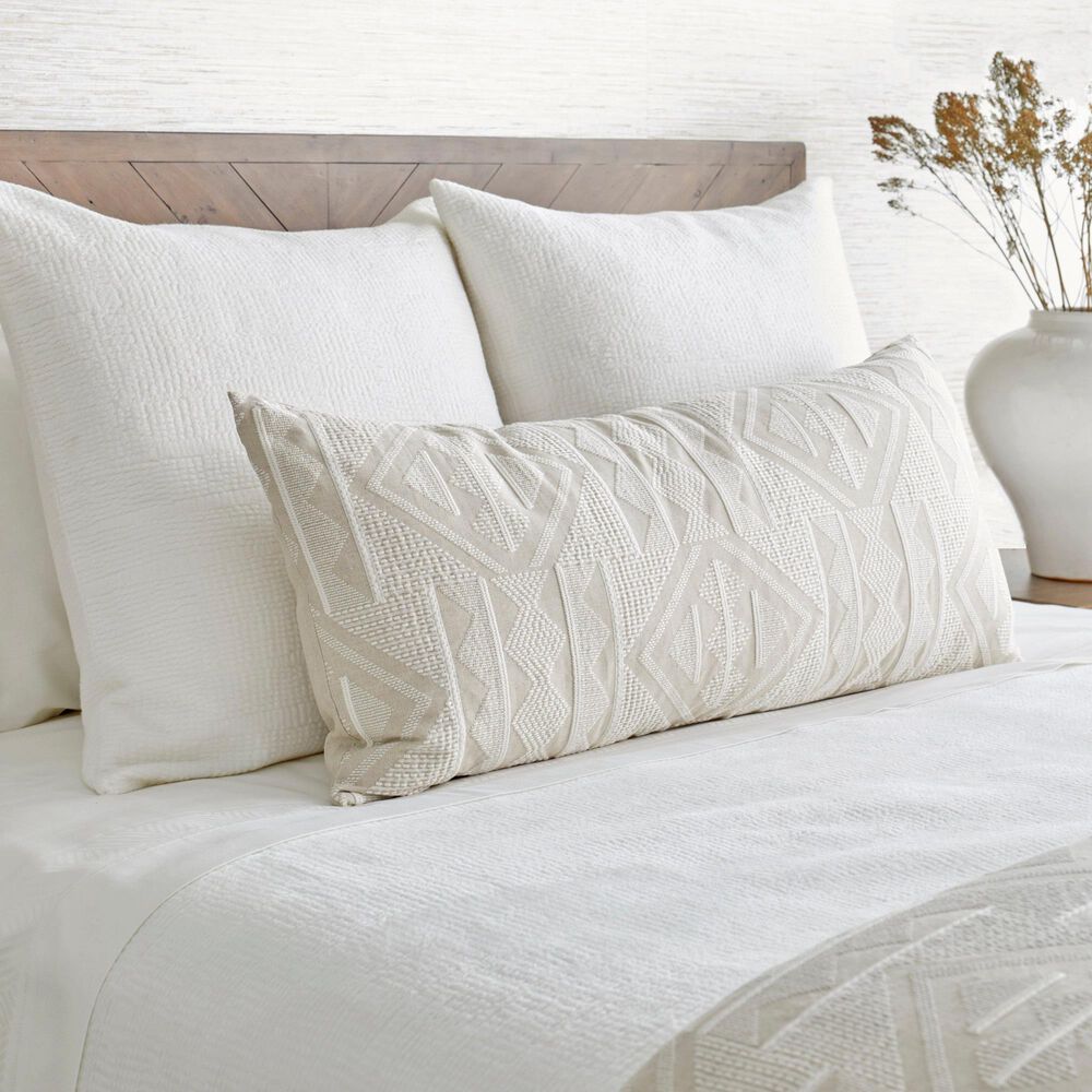 Ann Gish Prestige 36" x 16" Lumbar Pillow in Natural, , large