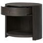 Four Hands Bode 1 Drawer Nightstand in Smoked Black, , large