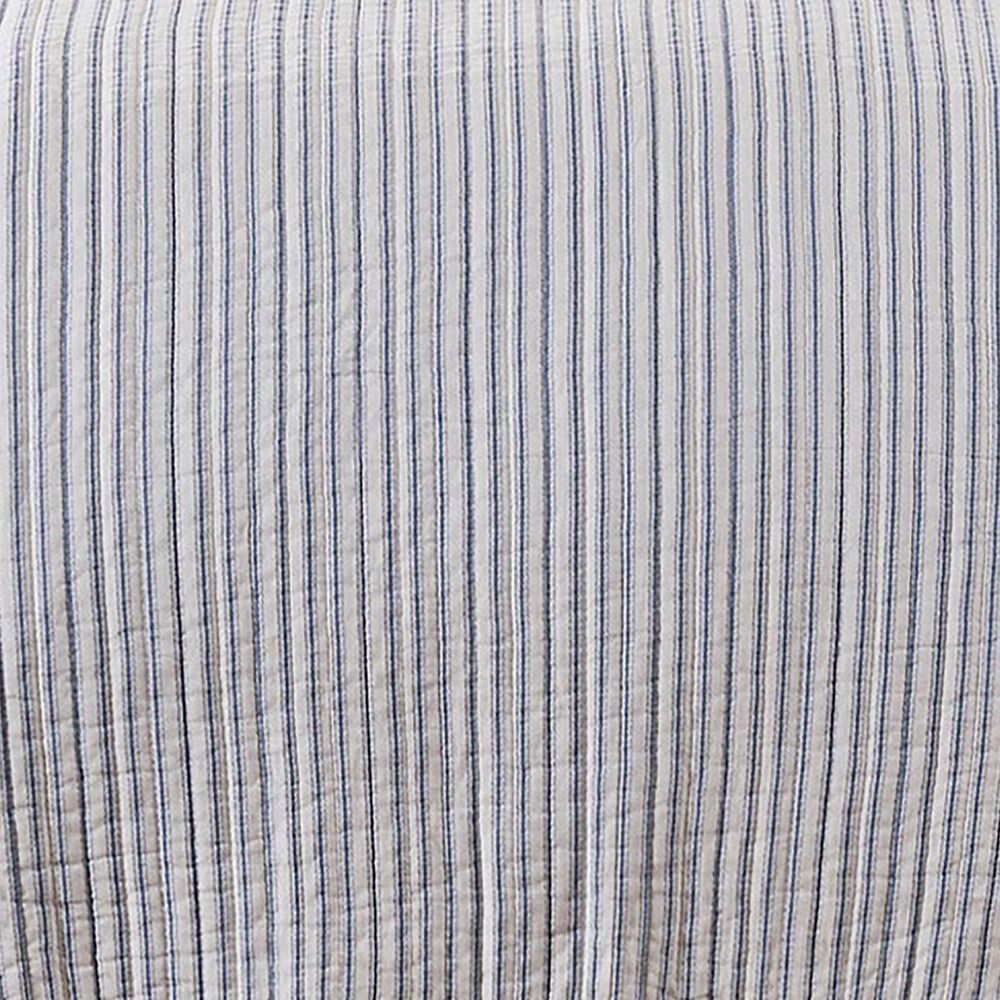 Levtex Tobago 3-Piece Stripe King Quilt Set in Blue and White, , large