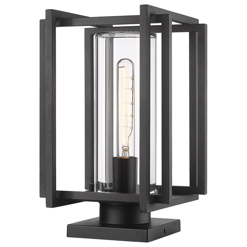 Golden Lighting Tribeca 1-Light Patio Pier Mount in Natural Black, , large