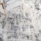 Safavieh Aston ASN704 6" x 9" Ivory and Grey Area Rug, , large