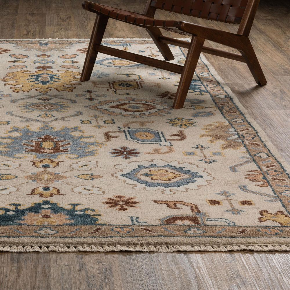 Oriental Weavers Majorca Ivory and Multicolor 6&#39; x 9&#39; Area Rug, , large
