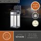 Vaxcel Hubbard 15.25" 1-Light Outdoor Wall Sconce in Textured Black, , large