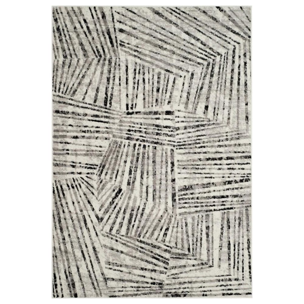 Safavieh Skyler SKY191K 4" x 6" Gray and Ivory Area Rug, , large