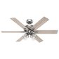 Hunter Fonthill 52" Ceiling Fan with LED Lights in Brushed Nickel, , large