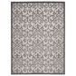 Nourison Aloha 9"6" x 13" Grey and Charcoal Indoor/Outdoor Area Rug, , large