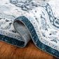 Safavieh Isabella 8" x 10" Navy and Creme Area Rug, , large