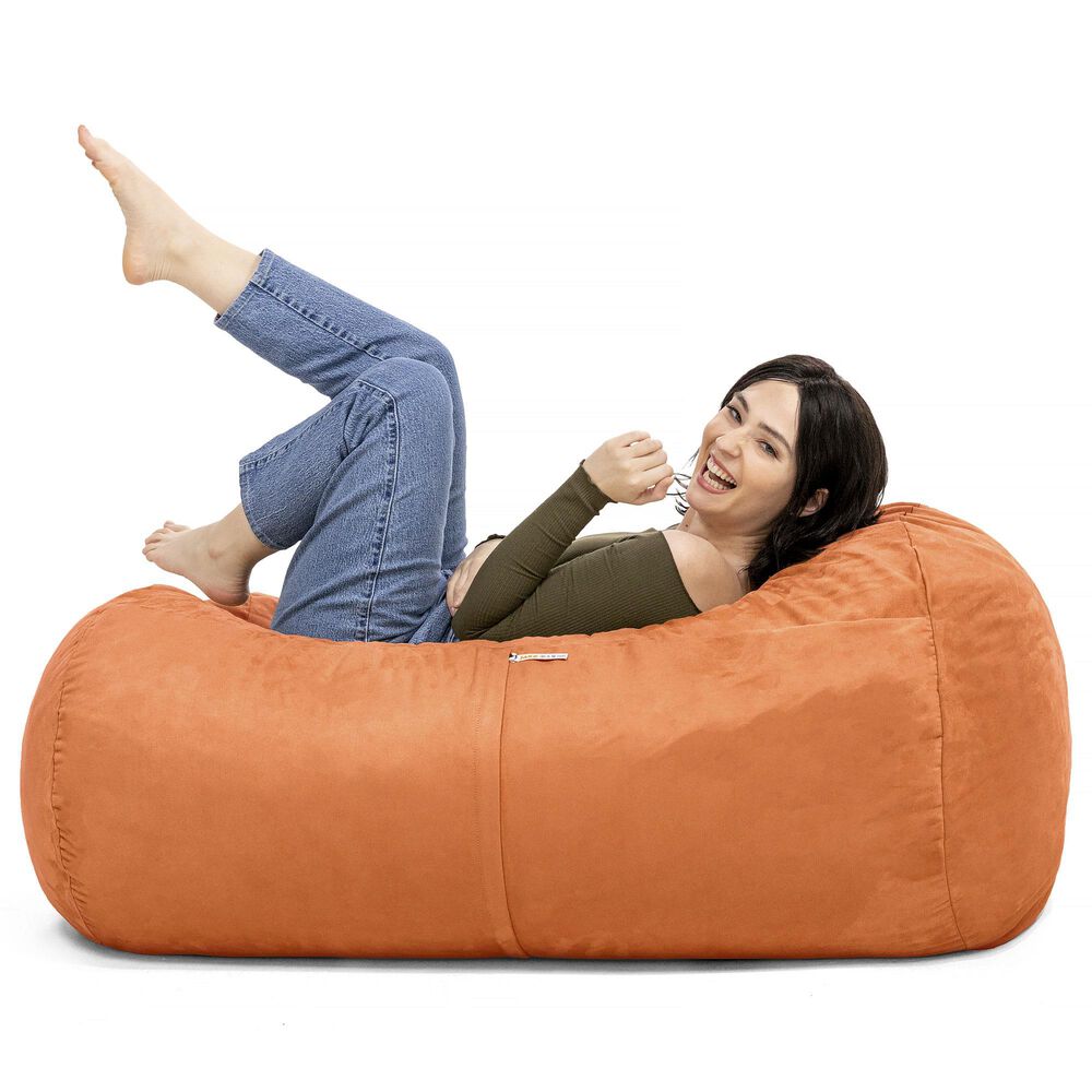 Jaxx 4&#39; Lounger Bean Bag in Mandarin, , large