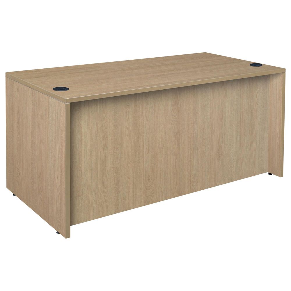 Regency Global Sourcing Legacy 66" Office Desk with Double Full Pedestal in Noble Oak, , large