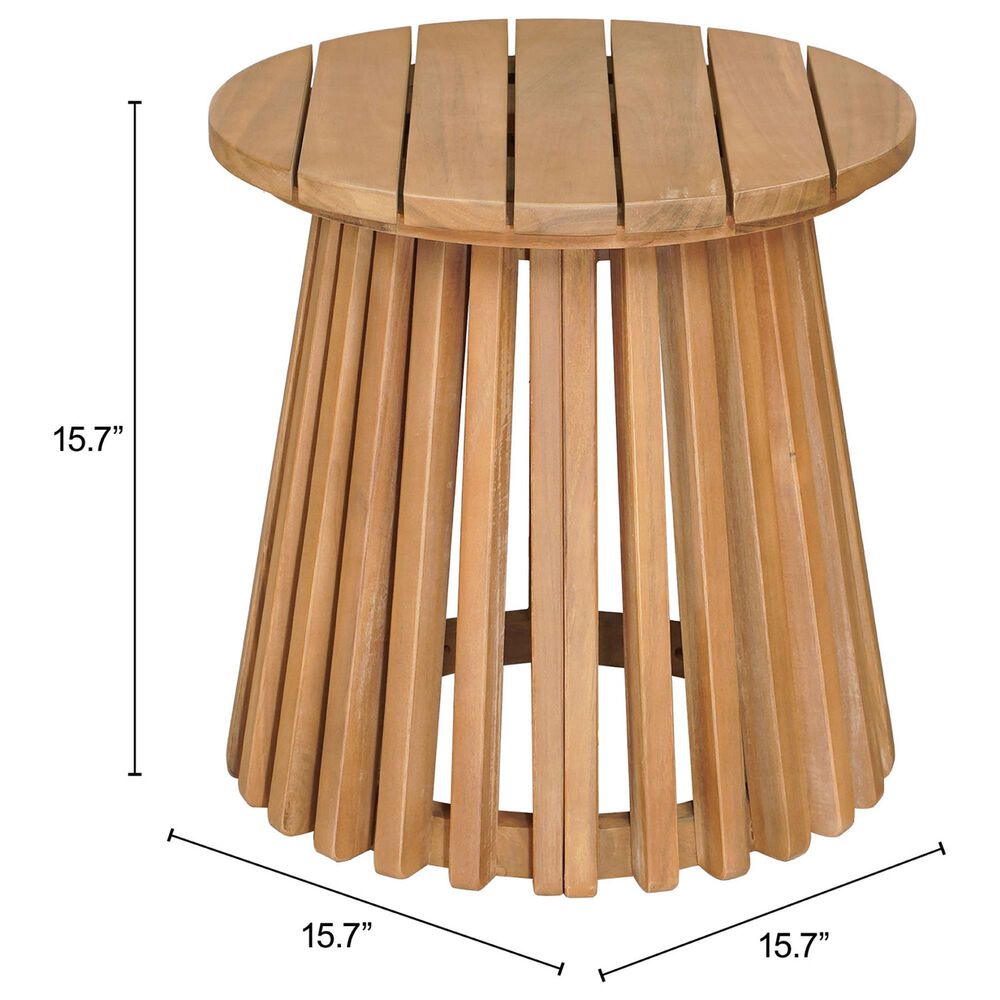 Zuo Modern Zahara Side Table in Natural, , large