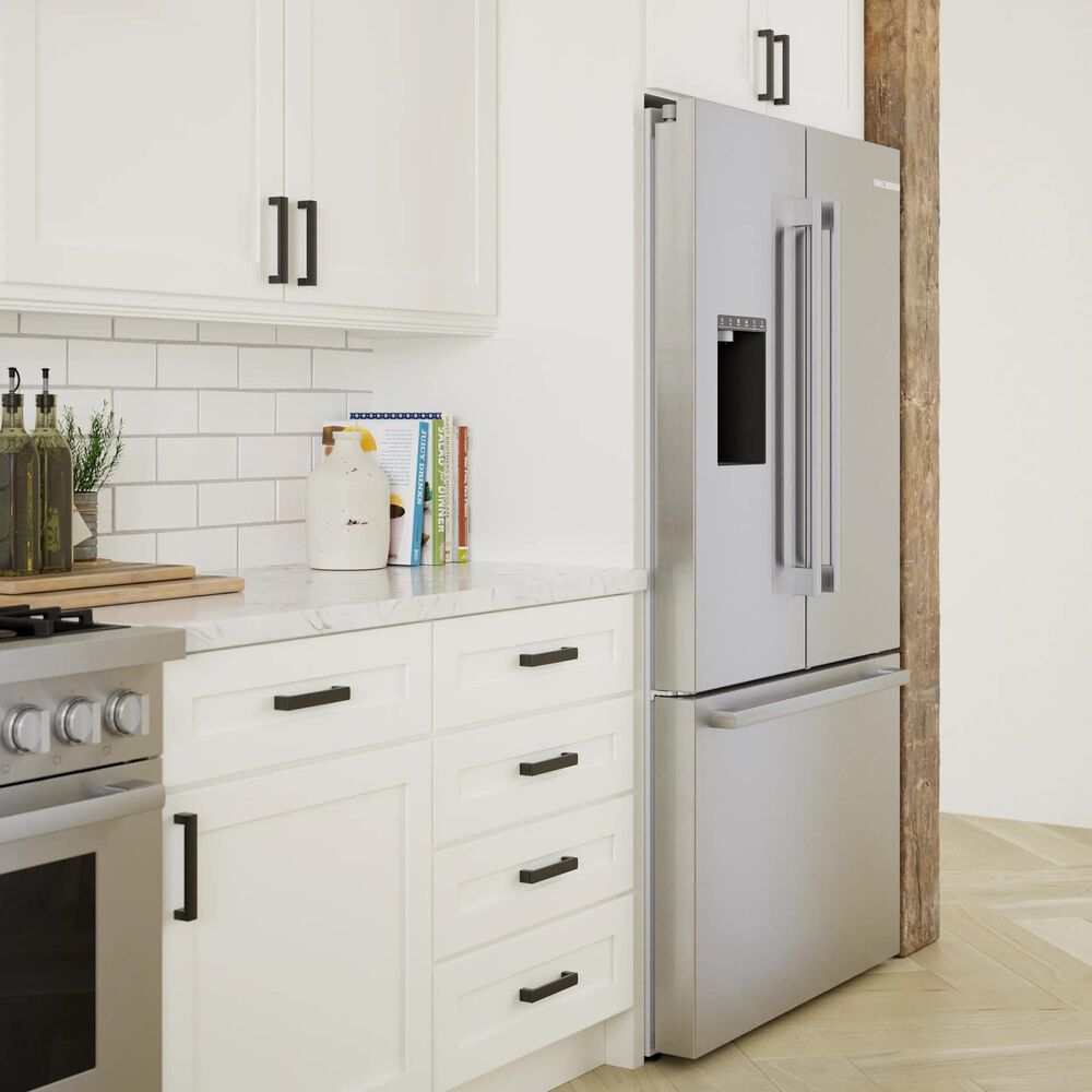 Bosch 500 Series 21.6 Cu. Ft. French Door Bottom Mount Refrigerator in Stainless Steel, , large