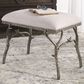 Uttermost Lismore Bench in Antique Silver, , large