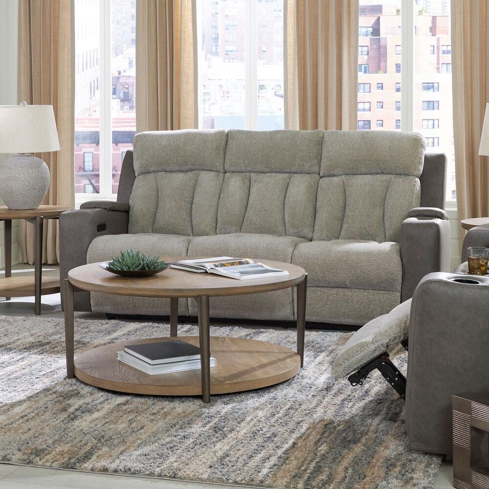 Ashley WhipLash Power Reclining Sofa in Sisal, , large