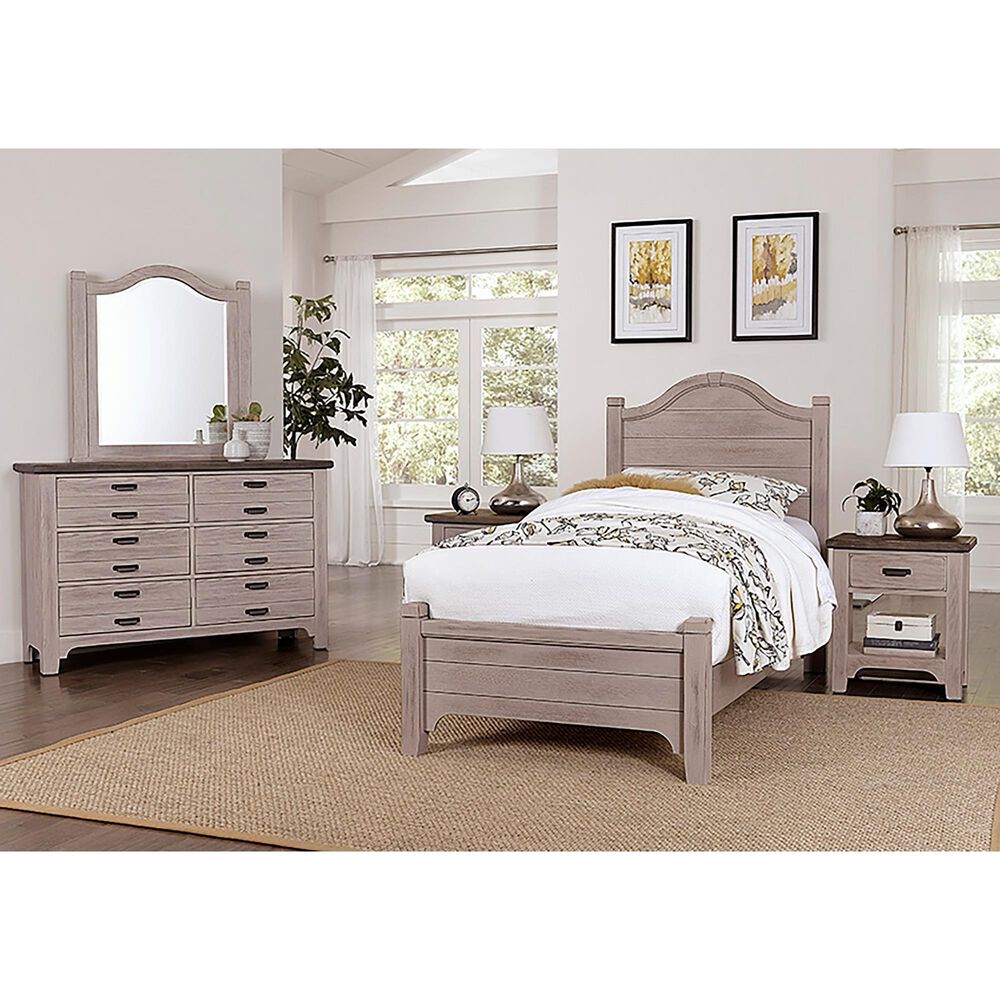 Viceray Collections Bungalow Twin Arch Bed in Dover Grey, , large