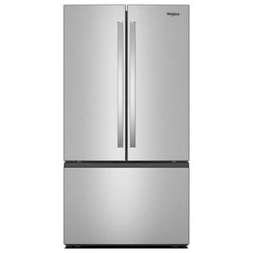Whirlpool 30.52 Cu. Ft. French Door Refrigerator with Interior Water Dispenser in Fingerprint Resistant Stainless Steel, , large
