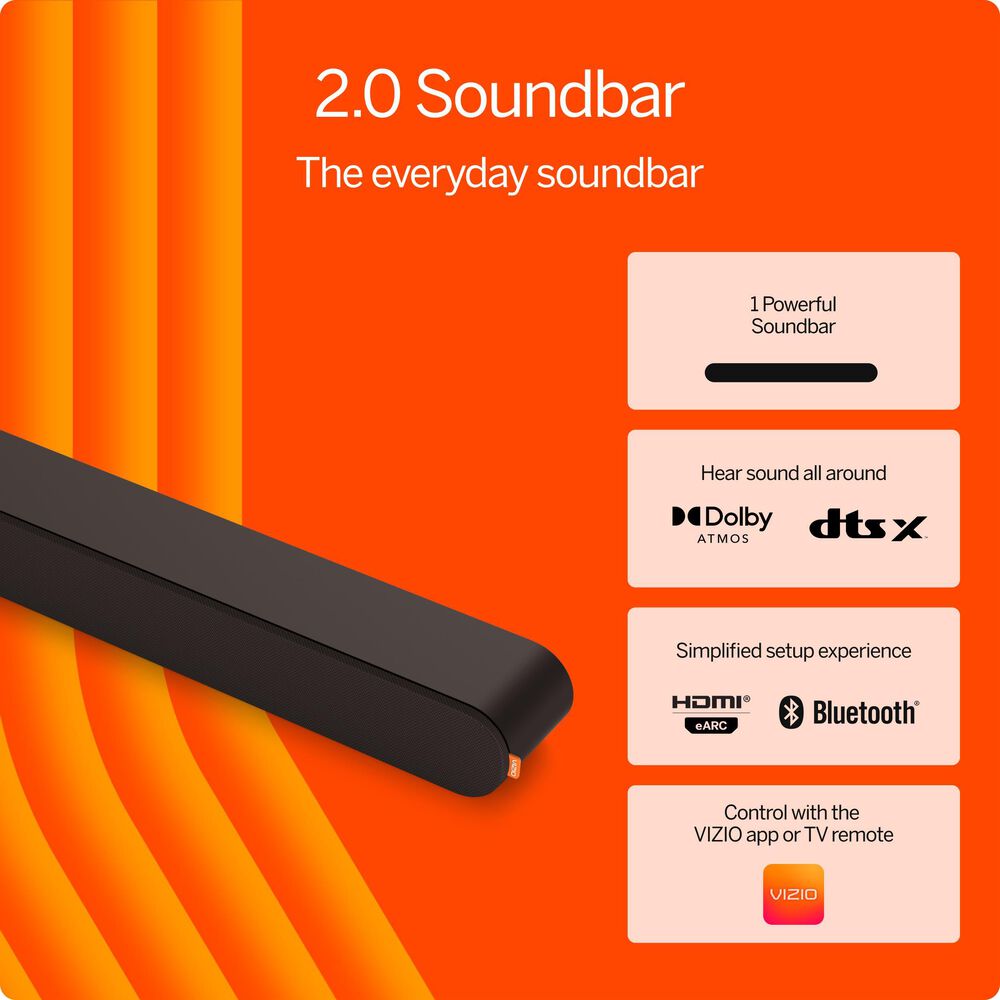 VIZIO 55 Quantum 4K QLED Smart TV w/ 2.0 Soundbar, , large