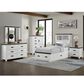 Mayberry Hill Wade 5-Piece Twin Storage Bedroom Set in White and Black, , large