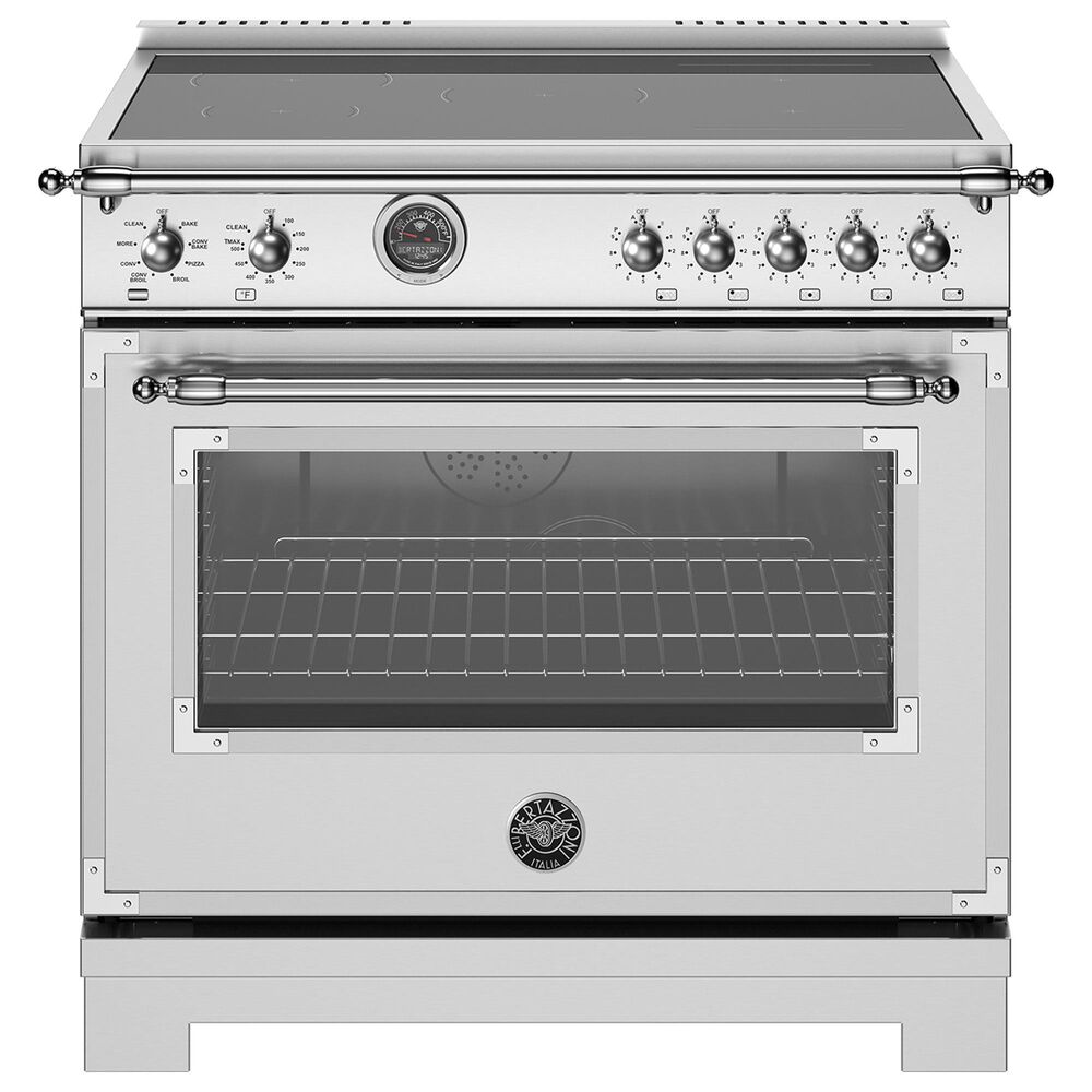 Bertazzoni Heritage 5.7 Cu. Ft. Freestanding Electric Range in Stainless Steel, , large