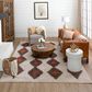 Drew and Jonathan Home Kasbah Rabat 6" x 9" Multicolor Area Rug, , large