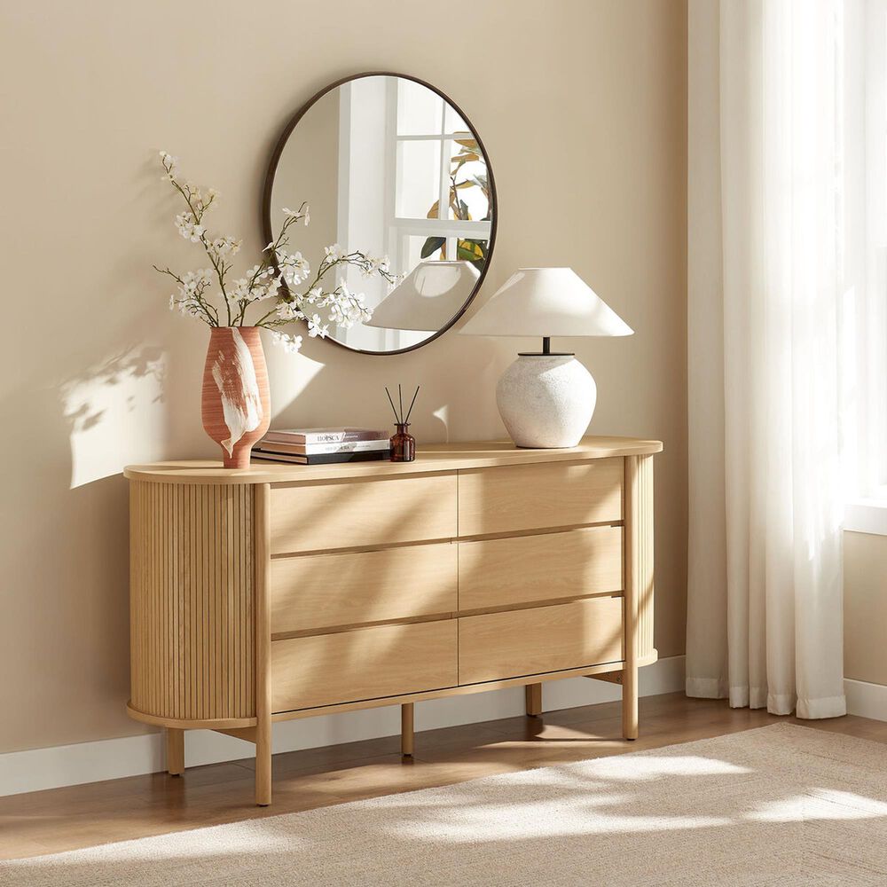 Modway Cadence 6-Drawer Dresser in Oak, , large