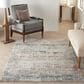 Nourison Rustic Textures Light Grey and Multicolor 6" x 9" Area Rug, , large
