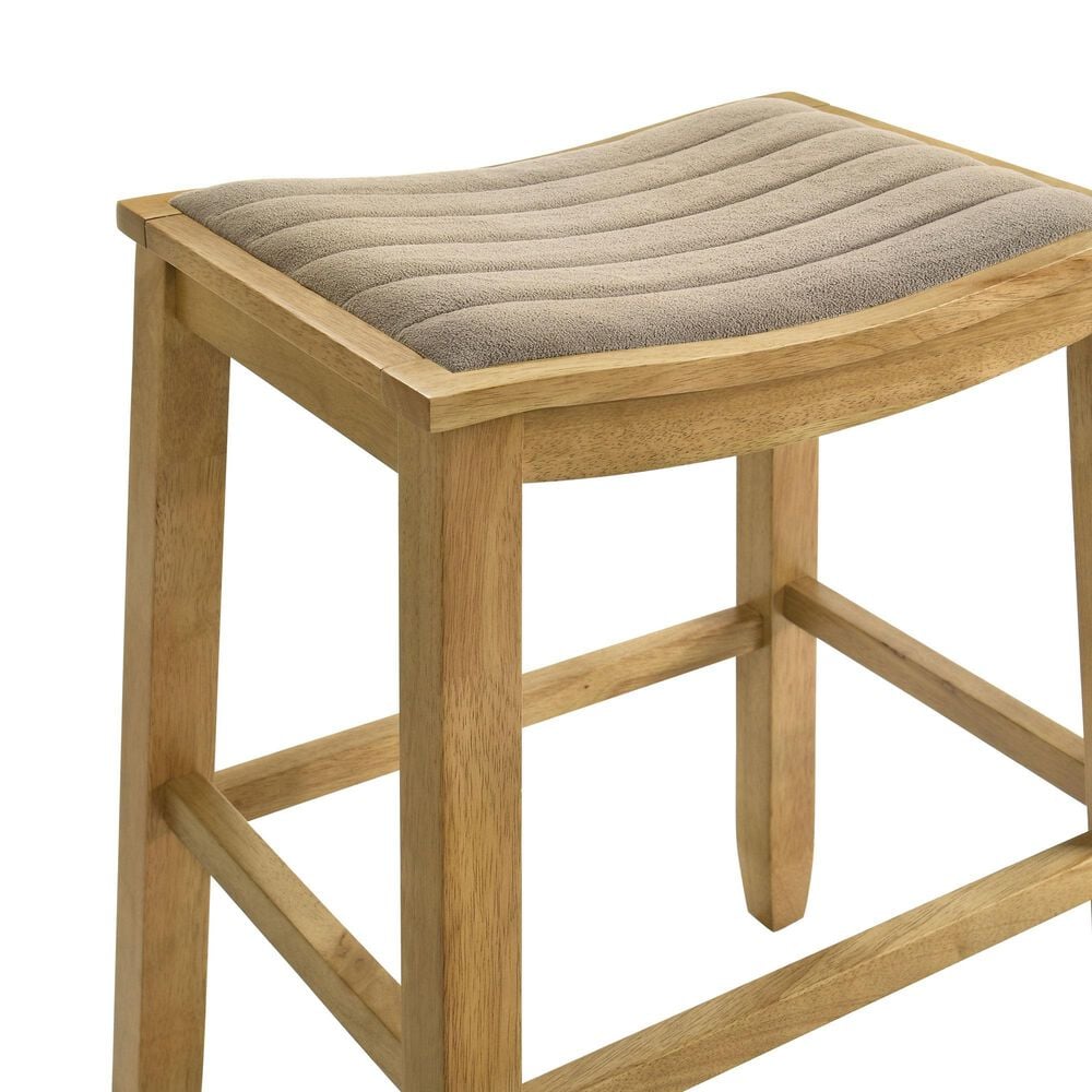 Armen Living Iyani Bar Height Stool in Amber Glow, , large