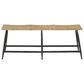 Maple and Jade 48" Bench in Black and Brown, , large