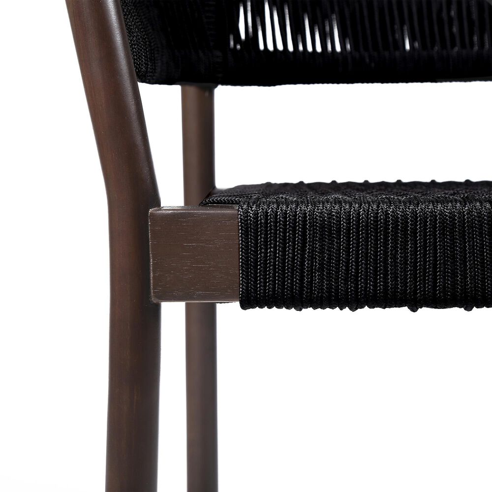 Blue River Doris Patio Dining Chair in Dark Eucalyptus and Black &#40;Set of 2&#41;, , large